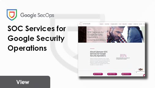 View SOC Services for Google SecOps