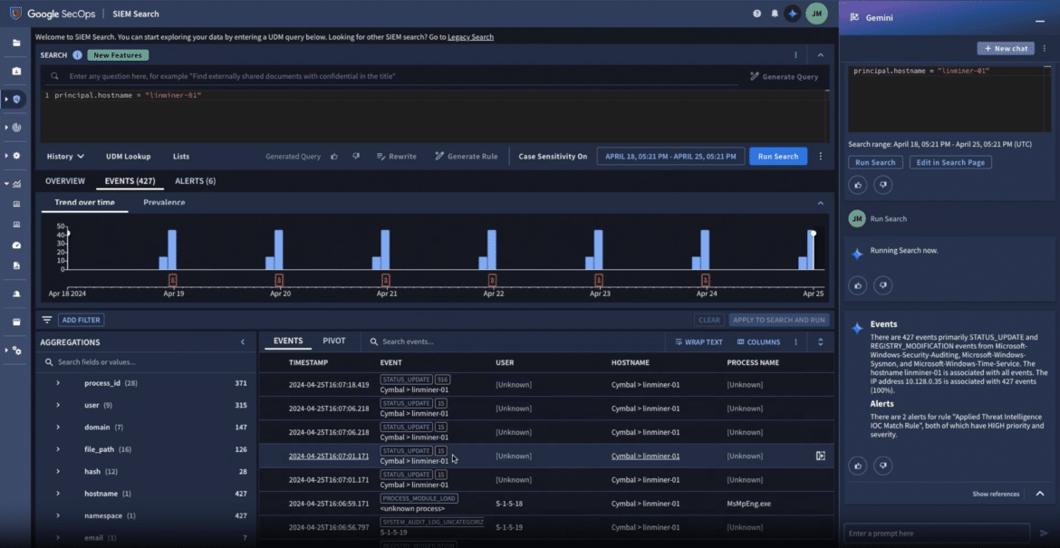 Google SecOps Dashboard