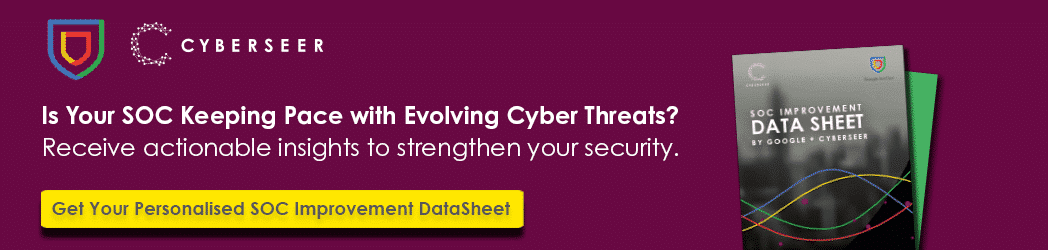 Access your Personalised SOC Improvement Data Sheet by Google and Cyberseer